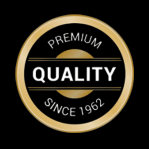 Premium quality since 1962 badge